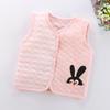 2025 New Style Baby & Toddler Winter Cotton Vest - Thickened, Warm, for Boys & Girls