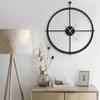 VidaXL Wall Clock Decoration Analog Clock Decorative Clock Living Room Office Home Interior Black 52 325171