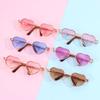 For 1/31/4 BJD Accessories Plush Doll Eyeglasses Cute Heart Frame For 20cm Dolls Glasses Clothes