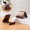 Mobile Phone Stand Walnut Solid Wood Phone Stand Creative Desktop Support Rack for Home Travel Office