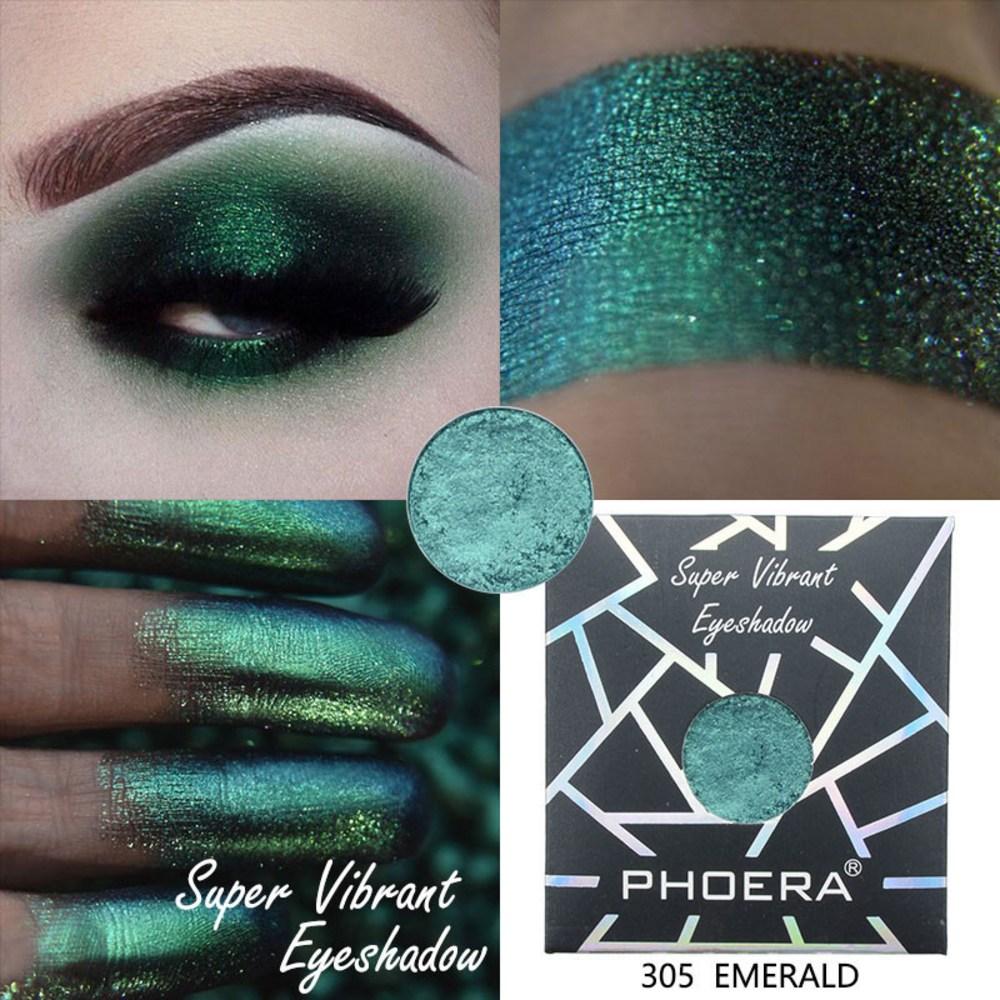 Shadow Palette PHOERA 12 Colors Matte Shimmer Glitter Glow Mini Waterproof Diamond TSLM2, 01 01, 1pc