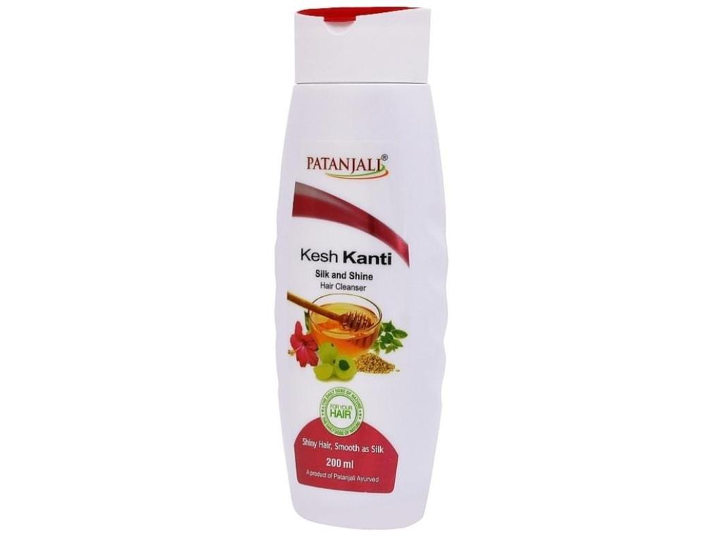 Shampoo Silk And Shine Hair Cleanser - Patanjali Kesh Kanti  India