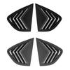 1 Pair Rear Side Window Louver Cover Fade Proof Scratch Resistant Rear Window Air Vent Scoop Shutter