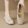 Fashion Soft Velvet Bowtie Ballerinas Woman Elastic Band Ballets Shoes Ladies Single Flats Bottomed Loafers Femmes Bare-Foot Moccasines
