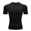 Men Running Compression T-shirt Short Sleeve Sport Tees Gym Fitness Sweatshirt Male Jogging Tracksuit Athletic Shirt Tops
