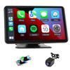 Portable Wireless Apple Carplay Screen for Car,7 Inch Car Stereo Wireless Carplay & Android Auto