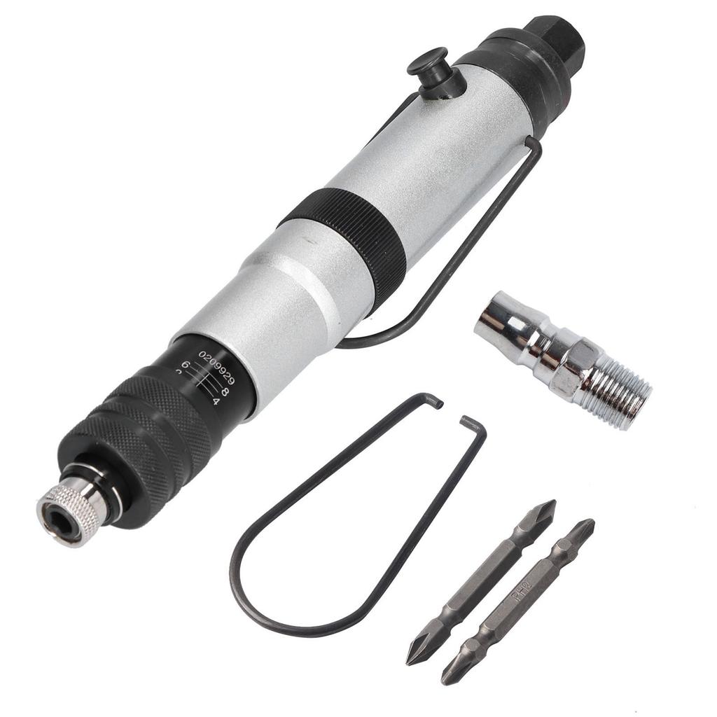 1 4in Clutch Type Pneumatic Screwdriver Contact Pressure Adjustable Torque Control Screwdrive