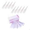 100Pcs Permanent Makeup Eyebrow Tattoo Machine Disposable 1R Needle + Caps