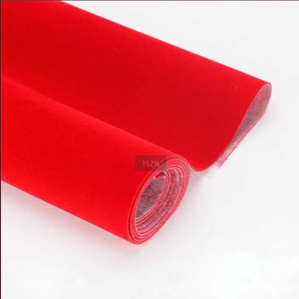 5PCS/PACK Sticky Back Self Adhesive Sheet Felt Velvet Velour Fabric Craft Sticker 14x20cm