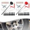 22pcs Car Bicycles Quick Change Tire Valve Tool Kit Fit For ATVs Trucks Motorcycles Tire Valve Stem Core Remover Screwdriver