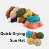 Quick-drying Fisherman Hat Visor Bucket Hat Mountaineering Packable Hat  Women