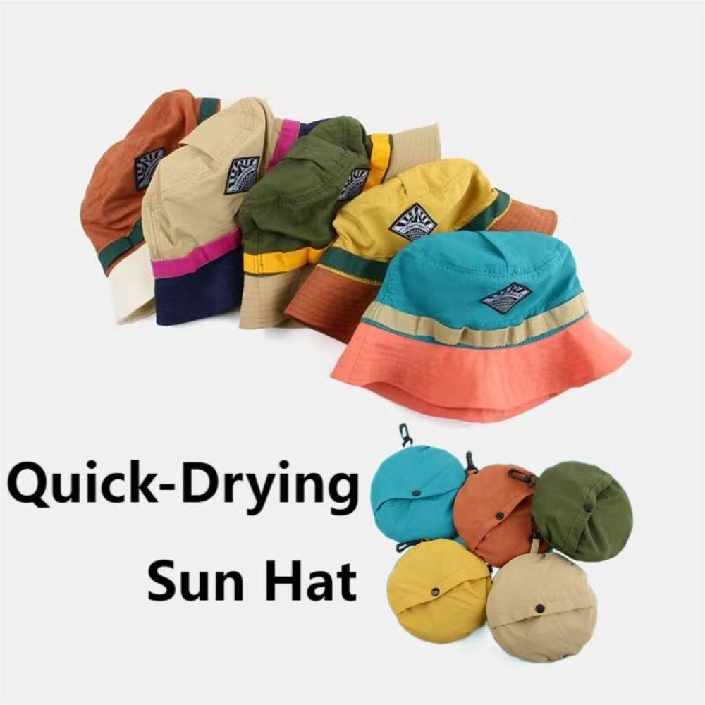Quick-drying Fisherman Hat Visor Bucket Hat Mountaineering Packable Hat  Women
