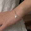 Melliv Silver Simple Rope Chain Bracelet_mvb03