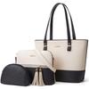 SEMIYA Tote Shoulder for Perfect for and Large Capacity Storage Bag, Bag, Handbag, Women, Commuting, School, Business,