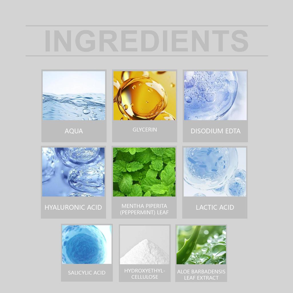 Salicylic Acid Pore Cleansing Cotton Pads, Containing Lactic Acid and Salicylic Acid, Specially Designed for Exfoliation and Pore Care (70 Pieces)