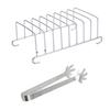 Stainless Steel Fryer Accessories Bread Rack Toaster Stand Baking Grill For Home Kitchen