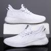 Fashion Spring White Casual Shoes Breathable Mesh Non-slip Walking Sneakers Men Shoes Outdoor Comfortable Fashion Lace Up Running Shoes