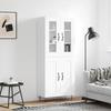 VidaXL Highboard White 69.5x34x180 Cm Engineered Wood 3198369