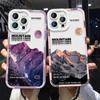 Sunrise Snow Mountain Camera Protection Phone Case Suitable for Huawei Honor Infinix Itel Tecno iPhone OPPO Realme Xiaomi Redmi Samsung Vivo