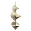 Spiral Wind Spinner Decoration Weather-proof Indoor Outdoor Window Garden Yard Porch Metal 3D Wind Chime Hanging Ornament Pendant