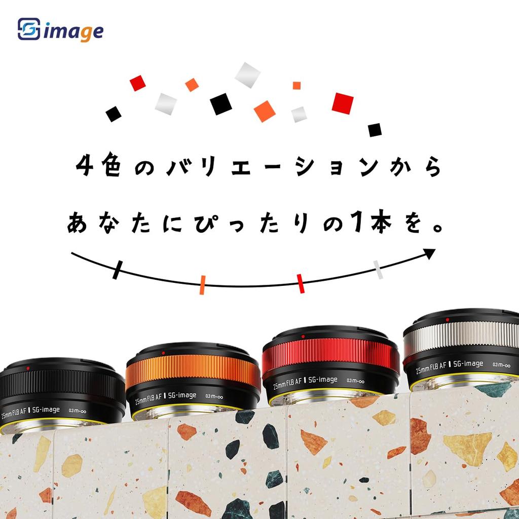 SG-image AF 25mm F1.8 APS-C E-mount Prime Pancake Lens, Silver (2-Year Warranty) (Official Japanese Product)