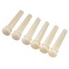 Musiclily Cow Bone Guitar Bridge Pin End Pin for Acoustic White of Guitar, (Pack 6)