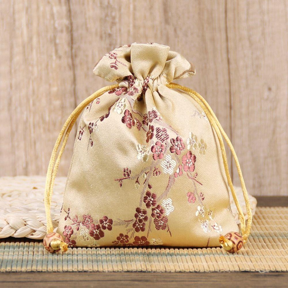Candy Packaging Drawstring Pocket Fragrance Bag Drawstring Organza Pouches Wedding Party