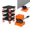 Furniture Movers With Wheels Portable 4 Wheels Furniture Dollies 500Kg Load Capacity Furniture Moving Tool Set For Heavy