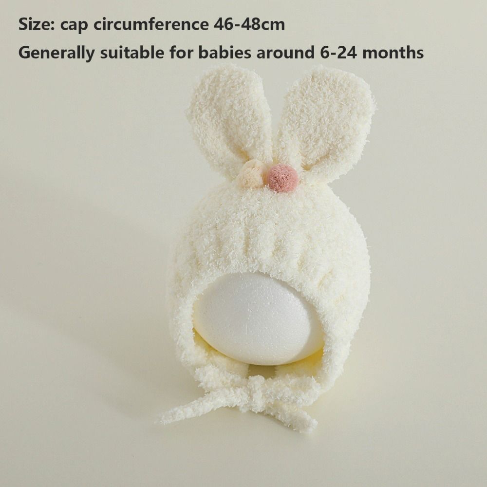 Warm Cartoon Baby Hat Windproof Girl's Ear Protection Cap Cute Baby Cap  Winter