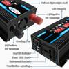 4000W Intelligent Digital Car Inverter 2 USB Output Ports Modified Sine-wave Converter with LED