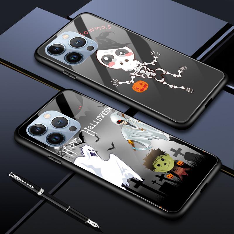 Tempered Glass Phone Case For Huawei P30Lite Honor 90Lite 9X X6A X9B Infinix Hot40 Note30 Tecno Spark20 Moto G15 G22 Soft Edge Shockproof Smooth Shell