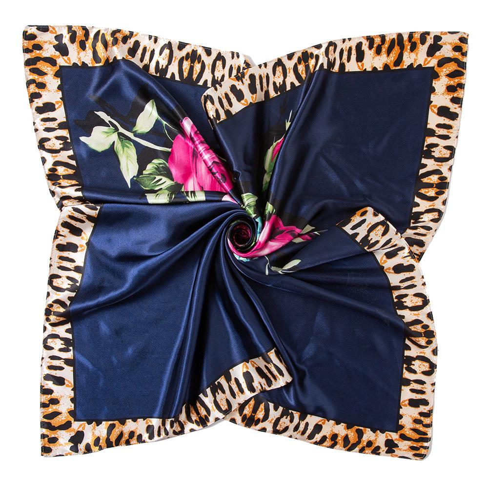 High-quality Luxurious Silk Scarves Headband Scarfs Neck Scarf For Women Chain Silk Scarf Women's Decorative Shawl