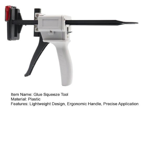 Glue Squeeze Tool ABS Construction Lightweight Design Toothpaste Tube Extruder Glue Applicator with 100ml Aluminium Tube