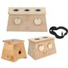 3 Types Popular Moxibustion Bamboo Box Moxa Roll Stick Holder Case Acupoint Massage Device Tool