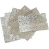Cicogna Gunpla Crease Engraving Guide, Set of 6, Etching Guide, Template, Ruler, Plastic Model, Detail Up, Hobby