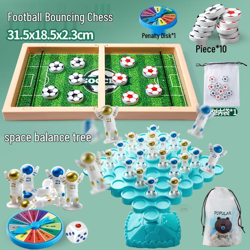 Boys' Tabletop Billiard and Soccer Game Set
