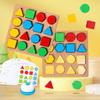 Geometric Shape Matching Educational Toy for Kids: Interactive Parent-Child Learning Game