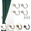 Retro Curtain Holdback Curtain Tieback Wall Mounted Metal Hooks Wall Hanging Hook Modern Curtain Holder