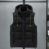 Vest Autumn and Winter Men's Thickened Jacket Down Cotton Vest Thermal Vest Trendy Outer Wear Vest