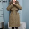 Women's Fashion Casual Fall Winter Solid Color Print Long Sleeve Thicken Jackets & Coats Down Coats