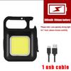 Mini Flashlight Rechargeable Glare COB LED Keychain Torch Flash Light With Magnet 800Lm Powerful Hang Emergency Camping Lamps