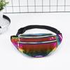 Simple Style Waist Pack for Women Shiny Laser Bum Hip Belt Bag for Girls Party Purse Small Chest Packs