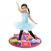 EagleStone Toy Dance Mat Game Music Playmat Children Equipped with LED Sound Effect Button MP3 Interface 4 Song Switching Foldable Music Mat Volume