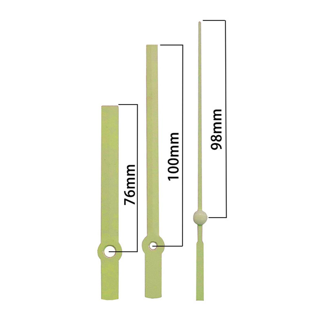 1Set DIY Luminous Silent Time Clock Movement Accessory Wall Repair Tool Part Household Tool Supplies for Beginners