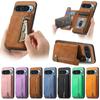 Zipper Card Slot Wallet Stand Holder Case For Google Pixel 9 Pro 8A 7A 7 Pro Magnetic Leather Shockproof Protective Phone Cover
