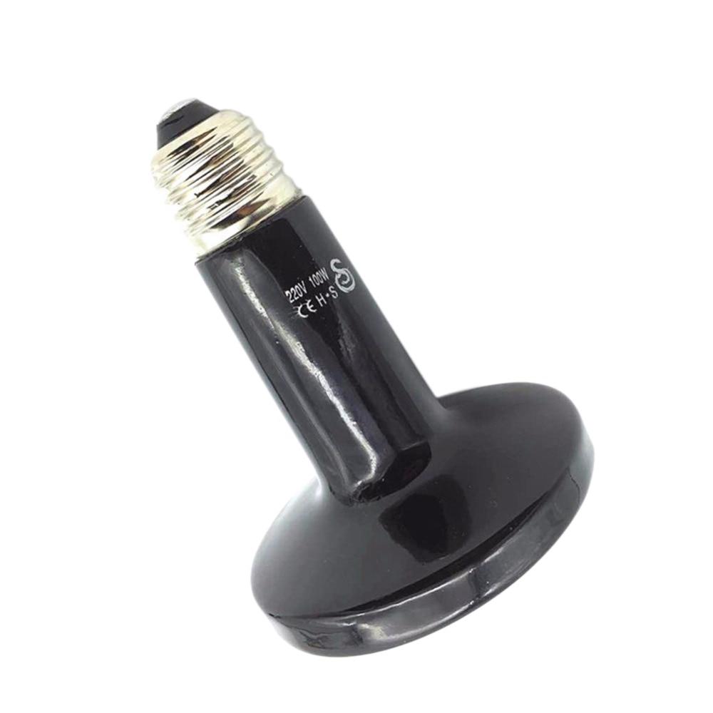 1 Pc 25W/50W/75W/100W/200W Ceramic Emitter Heater Lamp Pet Farm Animal Reptile Poultry Heat Breeding Light