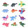 12pcs Refrigerator Magnets Cute Soft Silicone Strong Magnetism 3D Dinosaur Patterns Magnets for