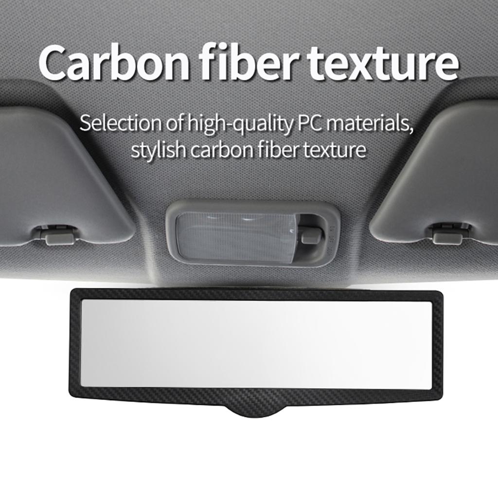 Rear View Mirror Suction Cup Rearview Mirror Wide Angle Hidden Aromatherapy 360 Degrees  Adjustment Angle Rear View