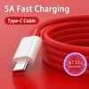 65W 5A Fast Charging USB C Cable For OnePlus 9 9R N10 CE Warp Charge 10 Pro 9RT 8 7Pro 7t 7 T 6t Supervooc Type C Cable