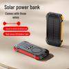 Cross-Border Solar Power Bank with Wireless Triple Charging